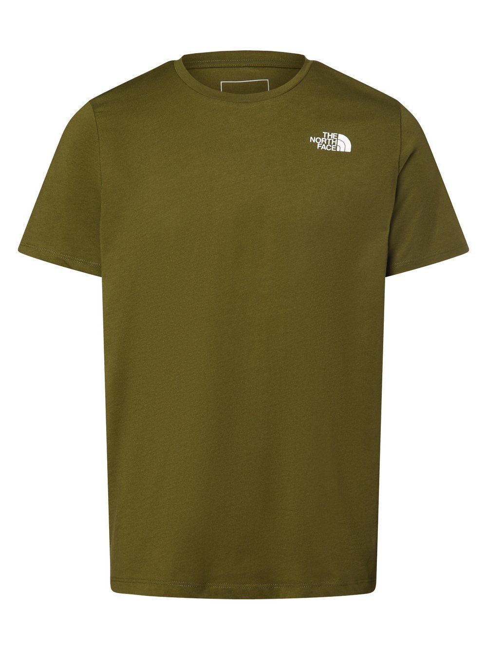 The North Face T-Shirt Herren Baumwolle grün bedruckt, XS