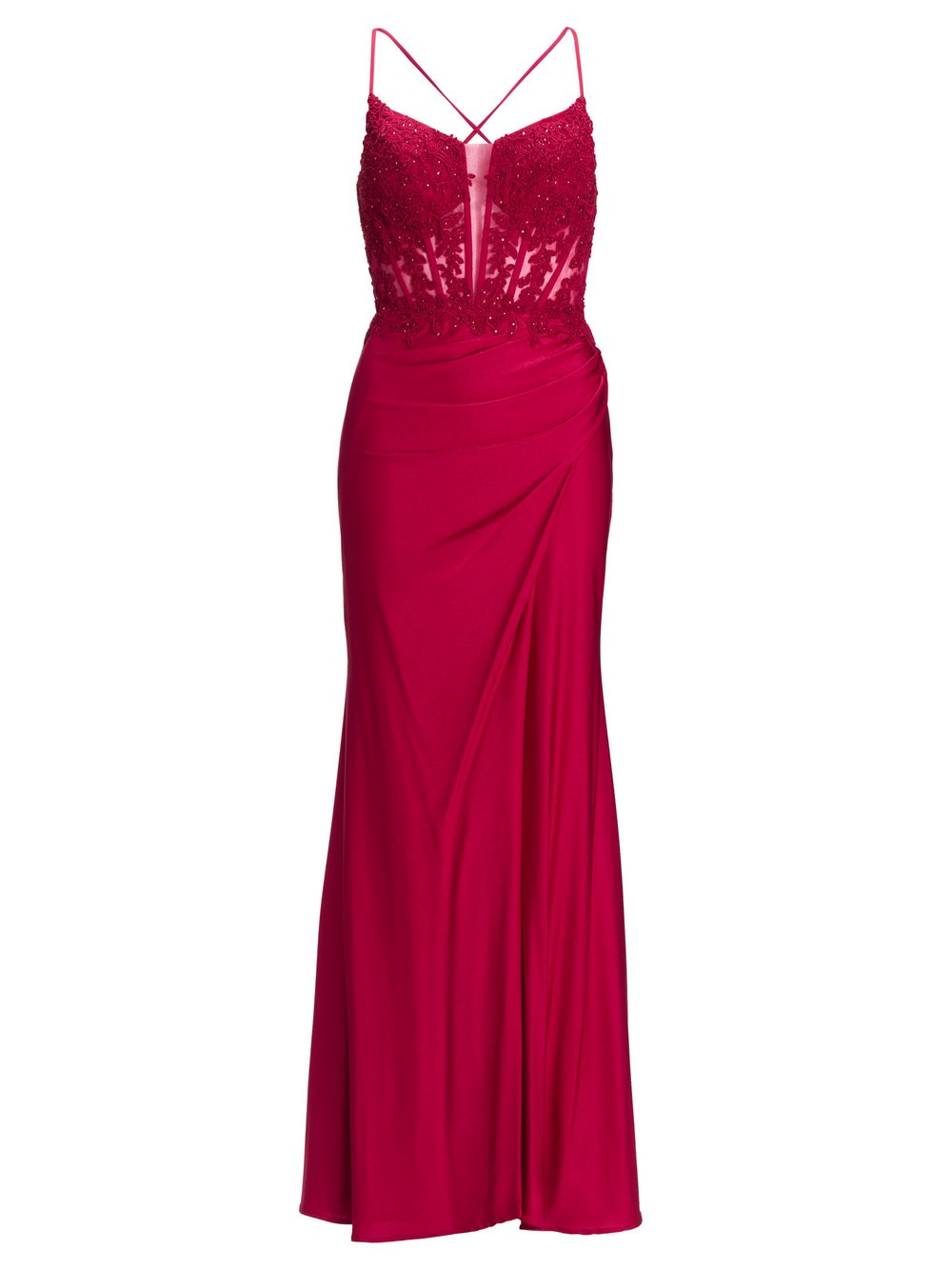 Hey Kyla Abendkleid Damen Polyamid rot, 40