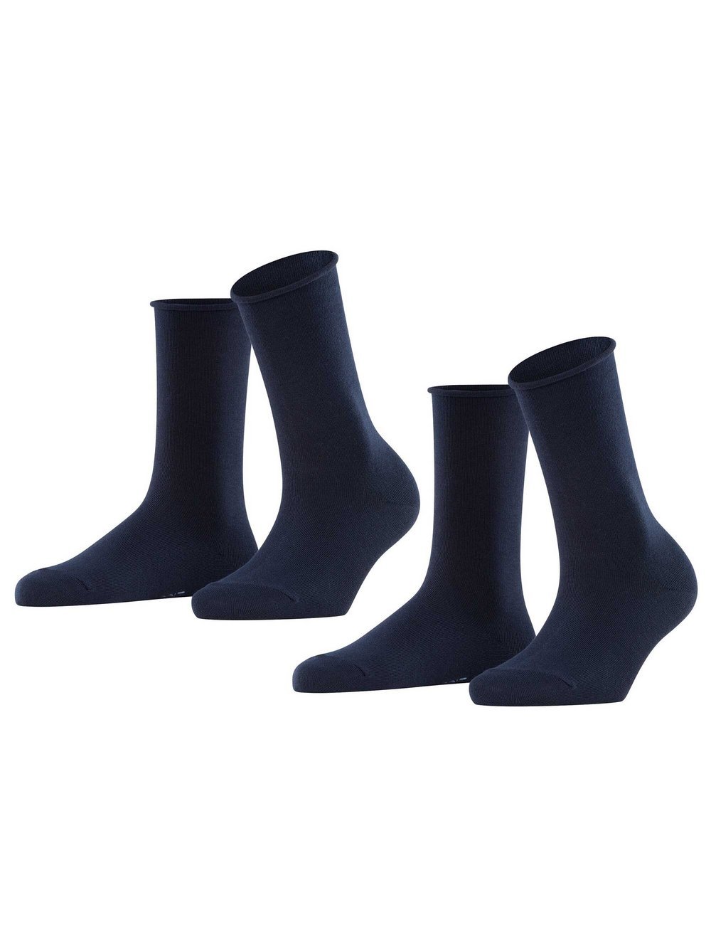 Esprit Casual Socken 2er Pack Damen Baumwolle blau, 35-38