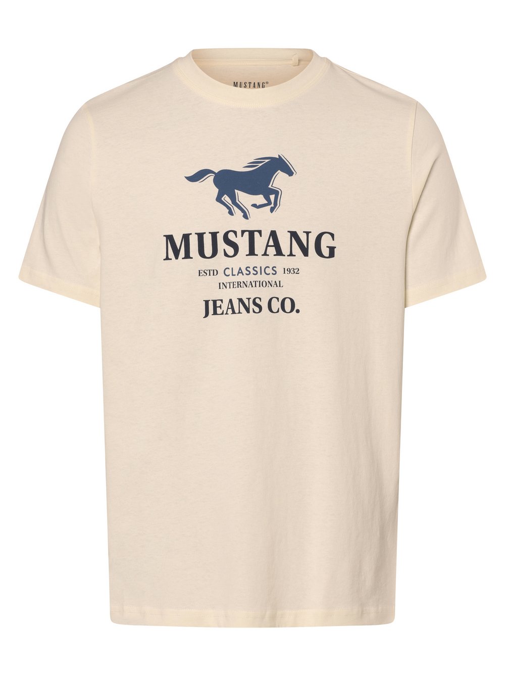 Mustang T-Shirt Herren Baumwolle mehrfarbig bedruckt, S