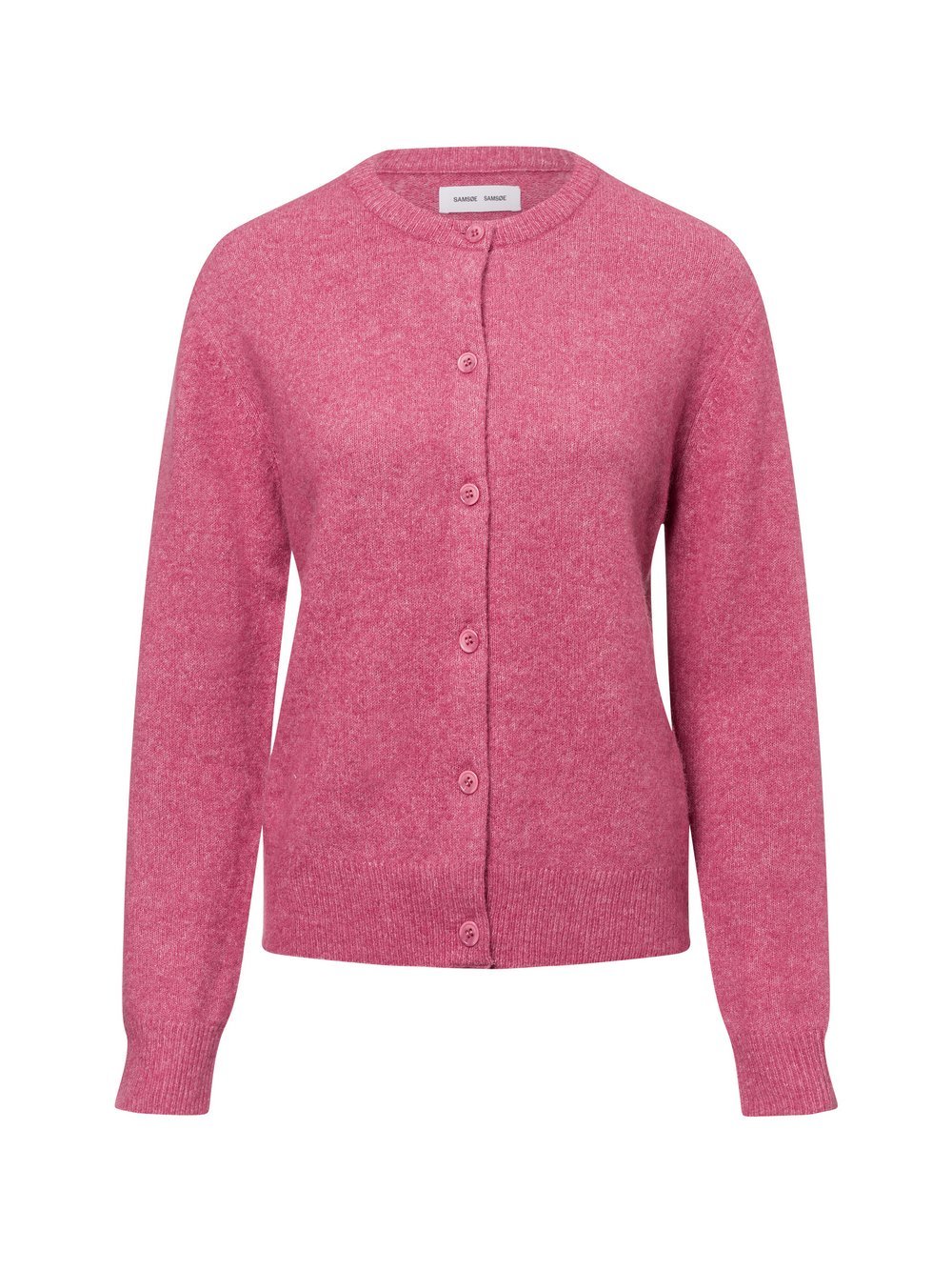 Samsøe Samsøe Strickjacke mit Alpaka-Anteil Damen Wolle rosa, M