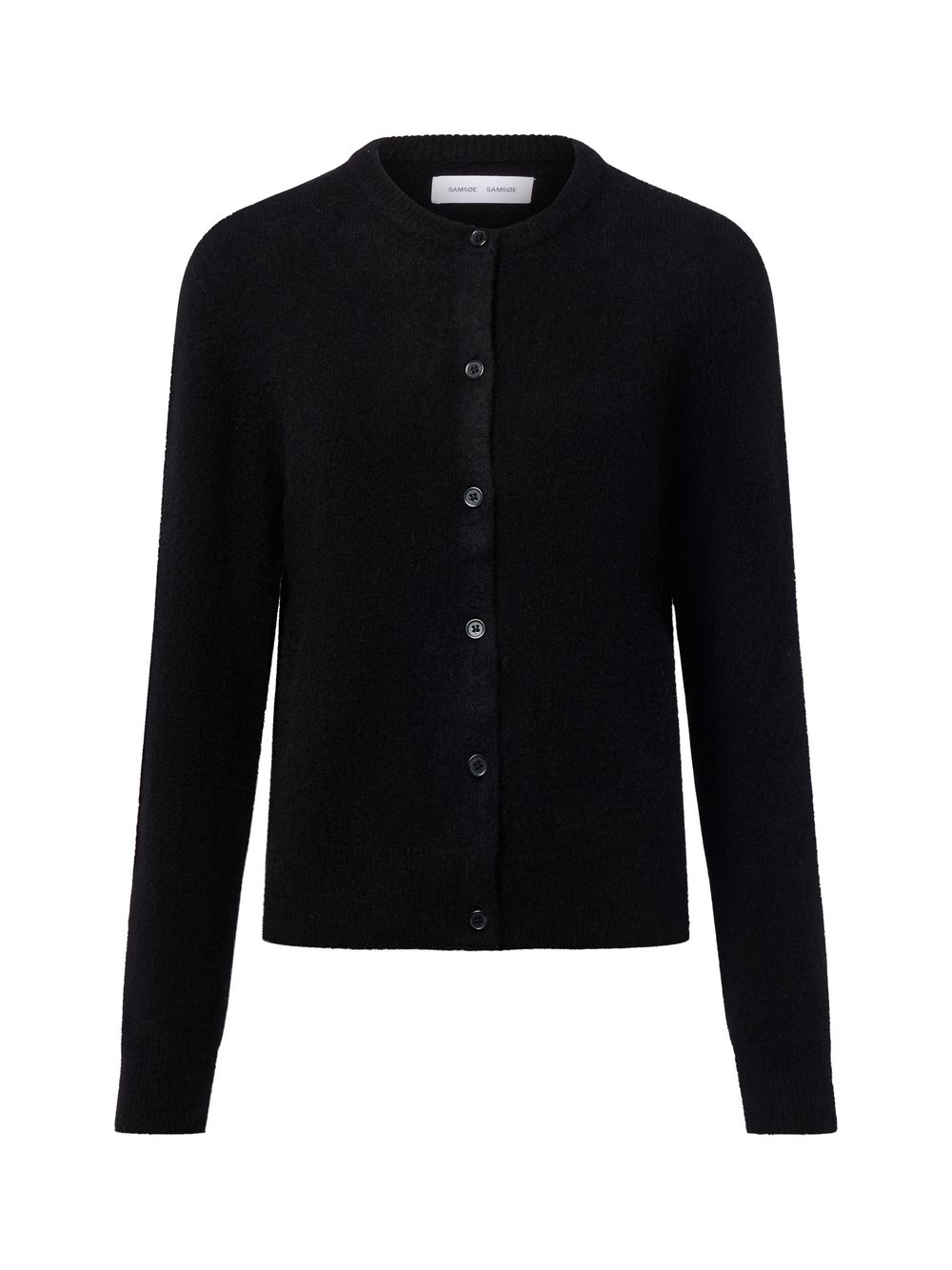 Samsøe Samsøe Strickjacke mit Alpaka-Anteil Damen Wolle schwarz, L