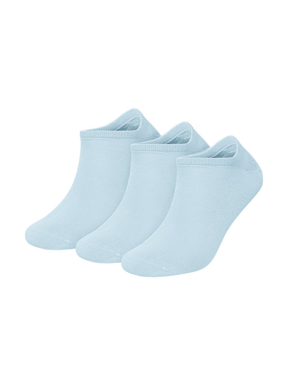 DillySocks 3er-Pack Sneakersocken Damen Baumwolle blau, 36-40