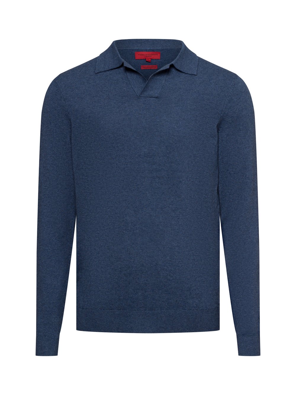 Finshley & Harding Pullover Herren Baumwolle blau, S