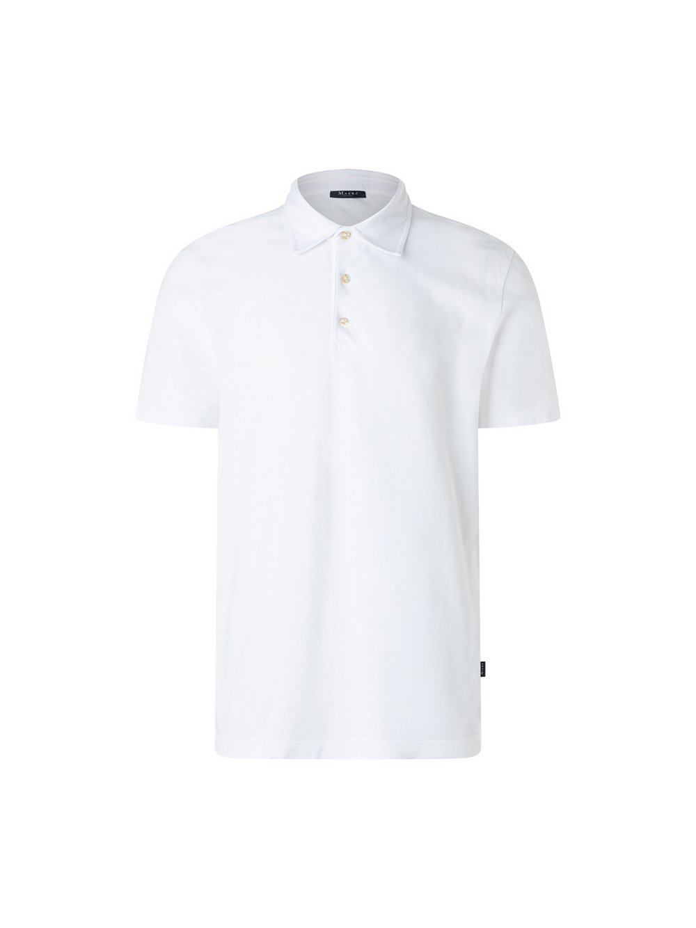 MAERZ Poloshirt Herren Baumwolle weiß, 52