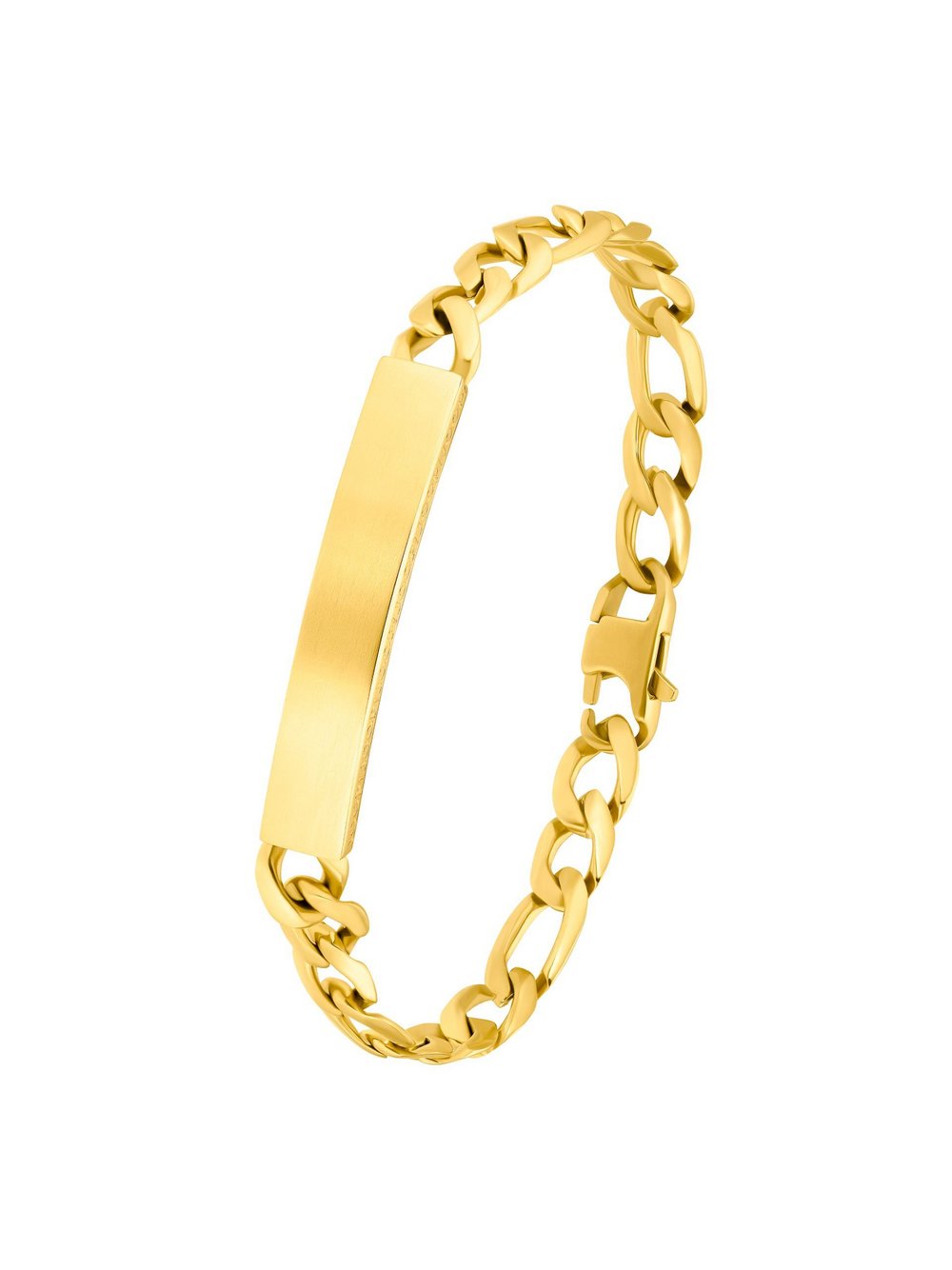 JOOP! Damen, Identarmband Damen Edelstahl gold, 22.5