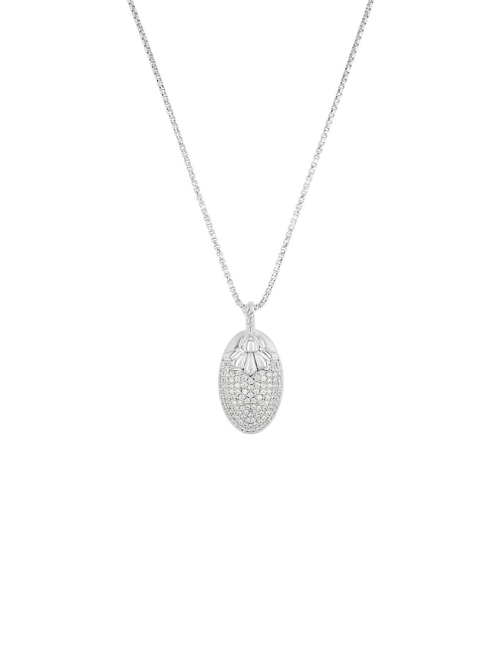 Joop Accessoires Kette mit Anhänger Damen Sterlingsilber weiß, 45