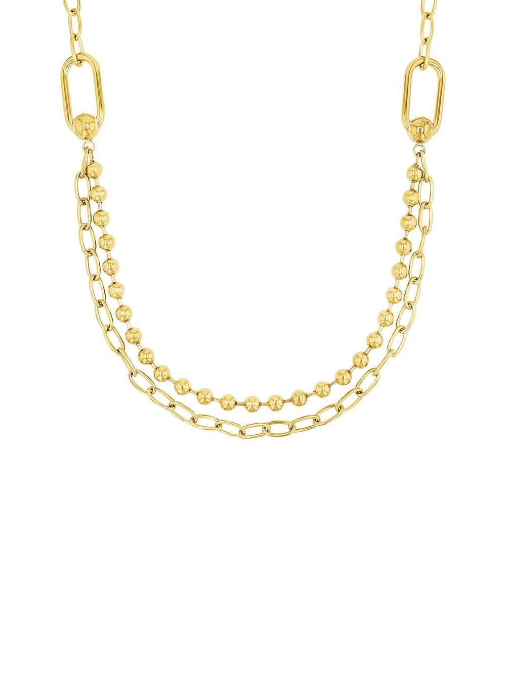JOOP! Halskette Damen Edelstahl gold, 60