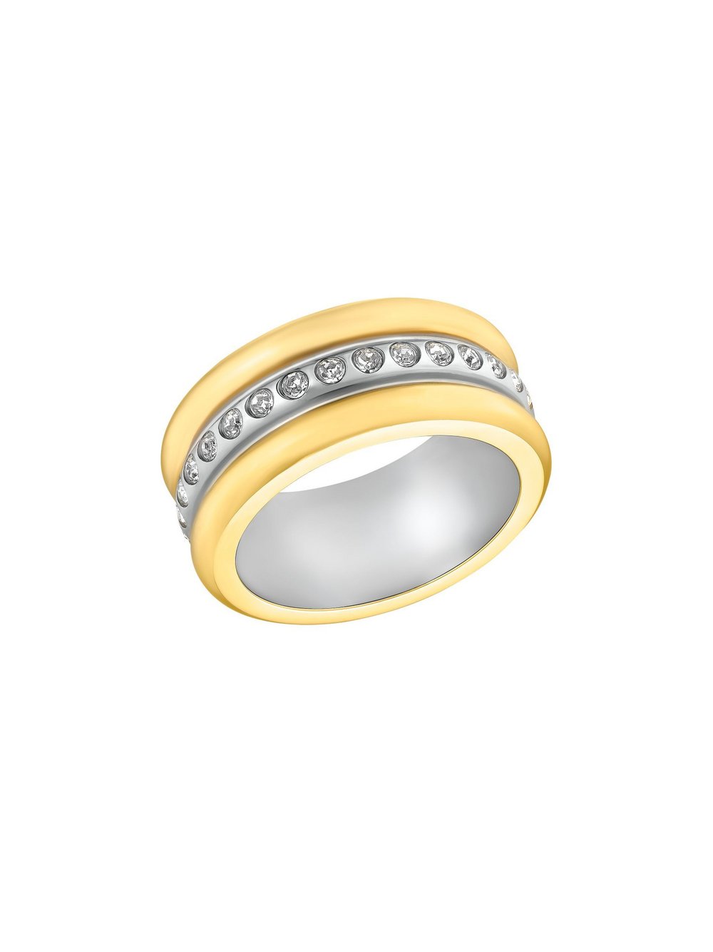 s.Oliver Ring Damen Edelstahl gold, 54