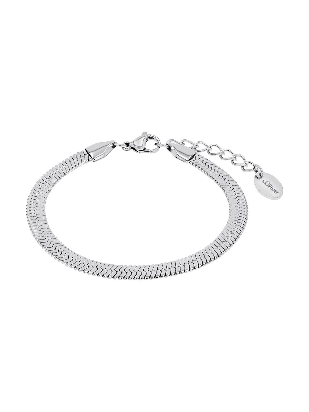 s.Oliver Armband Damen Edelstahl silber, 20
