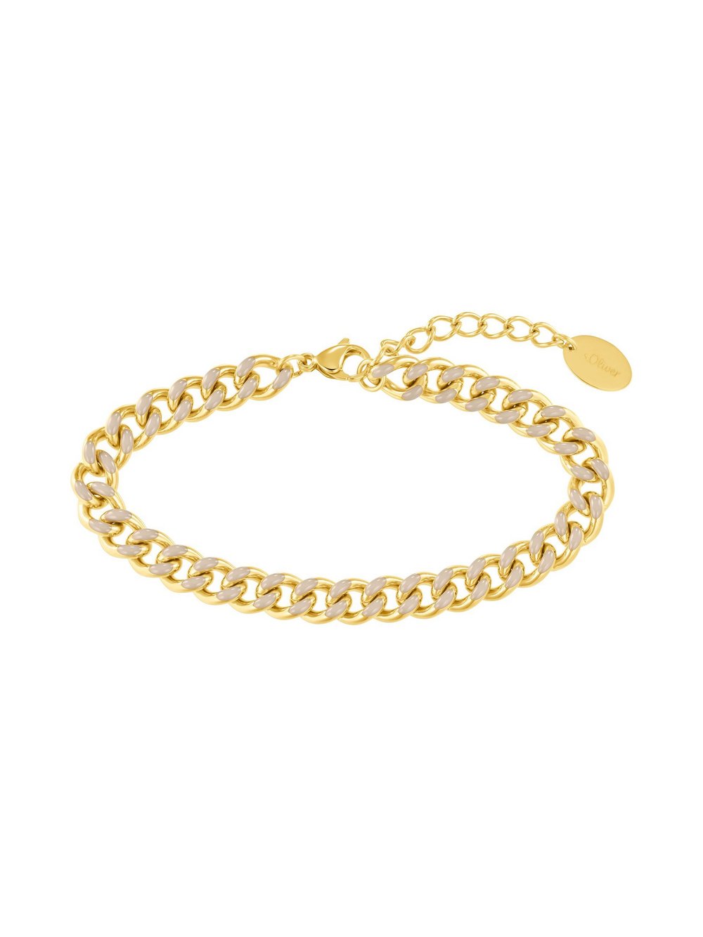 s.Oliver Armband Damen Edelstahl gold, 20