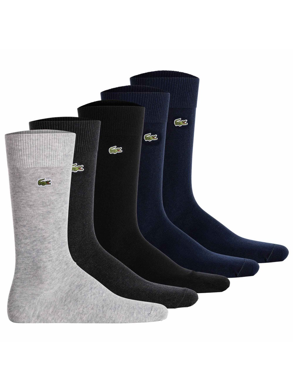 Lacoste Socken 5er Pack Herren Baumwolle mehrfarbig, 43-46