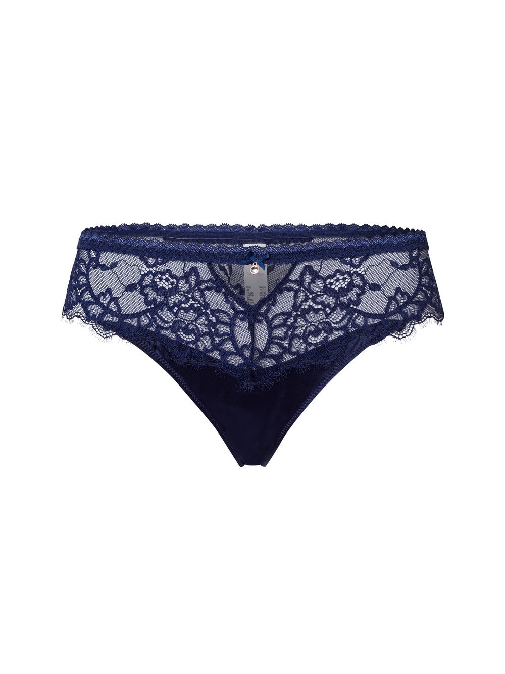 Lascana String mit Seiden-Anteil Damen Polyamid blau, 36/38