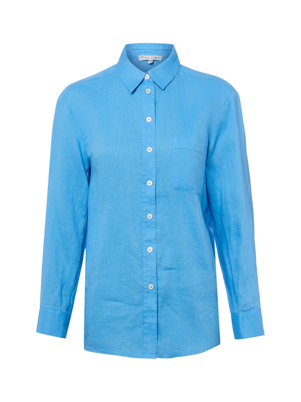 Marie Lund Leinenbluse Damen blau, 36
