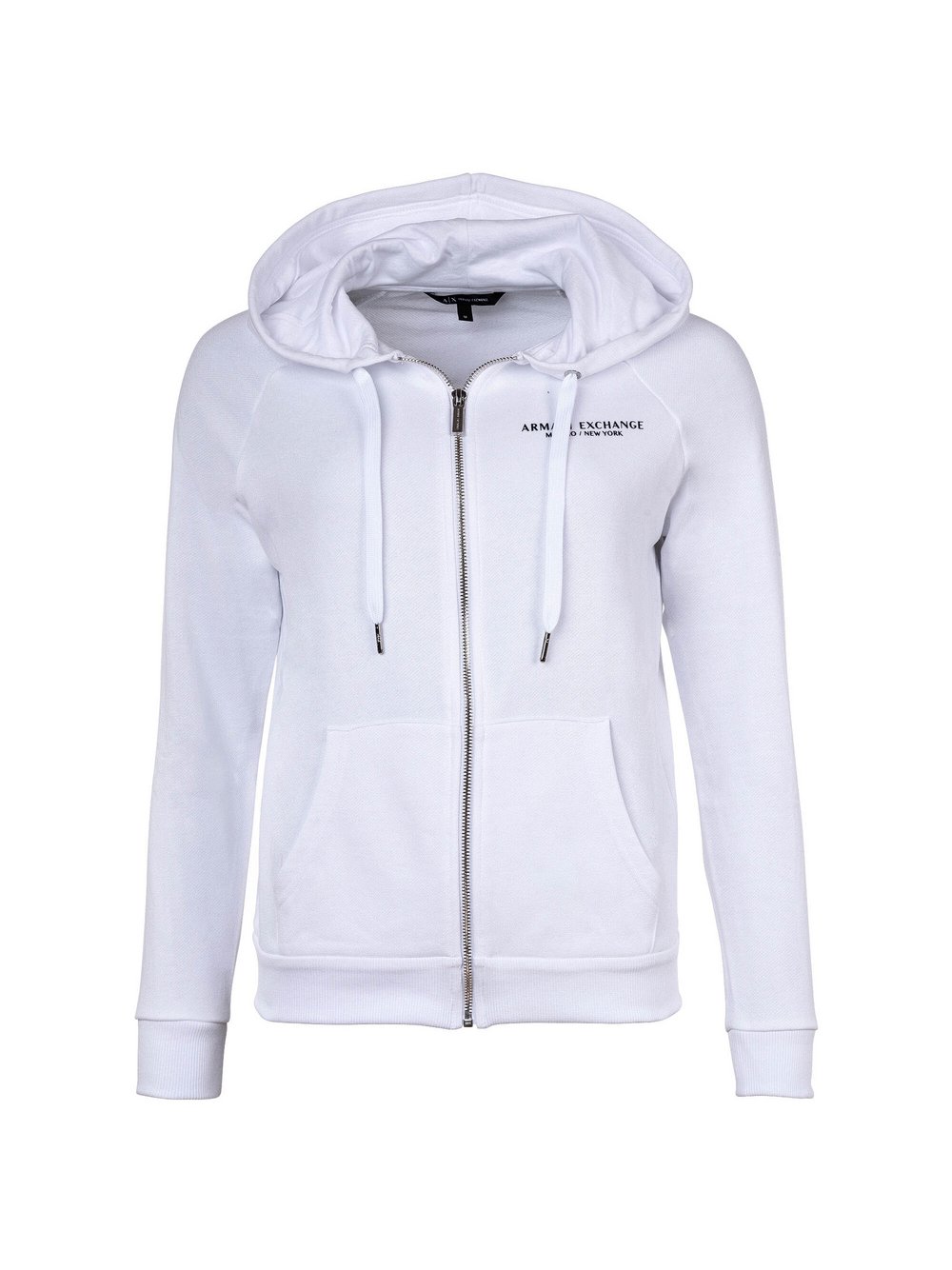 Armani Exchange Sweatjacke Damen Baumwolle weiß, S