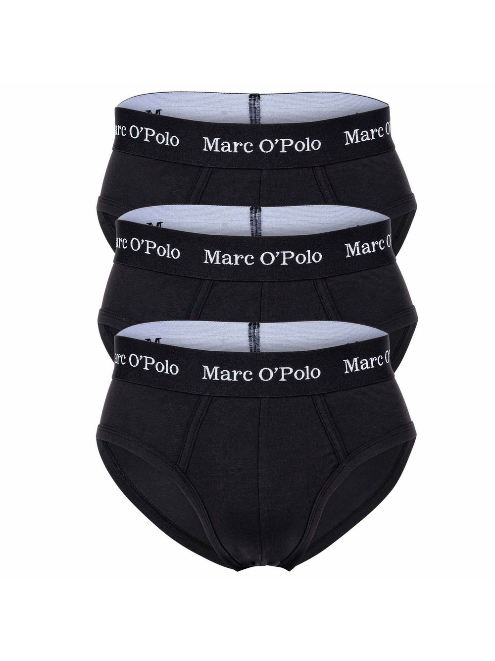 Marc O'Polo Slip 3er Pack Herren Baumwolle schwarz, XL