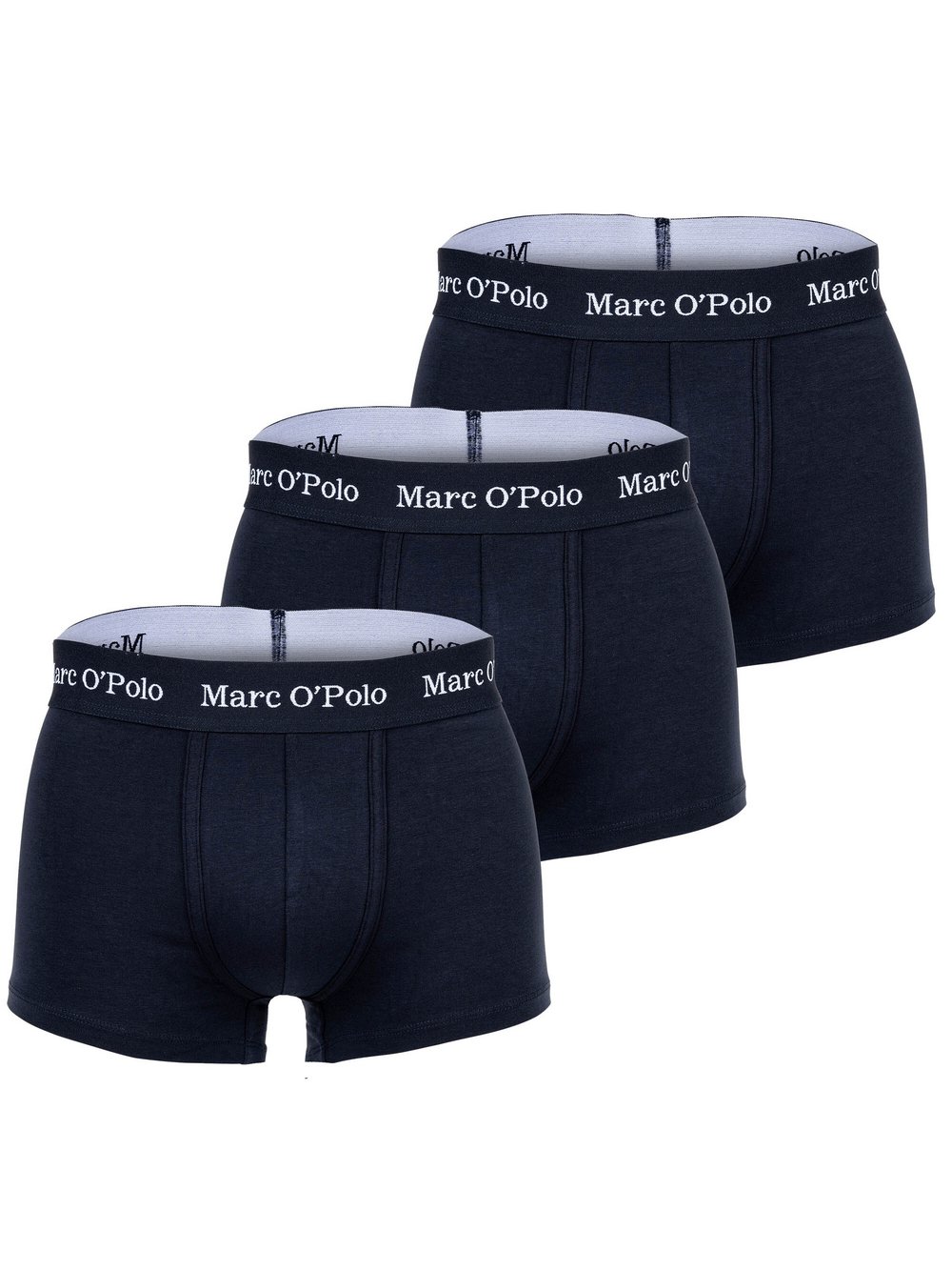 Marc O'Polo Boxershort 3er Pack Herren Baumwolle blau, XXL