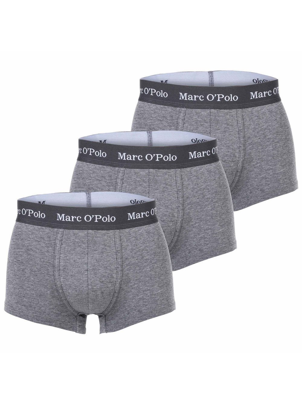 Marc O'Polo Boxershort 3er Pack Herren Baumwolle grau, S