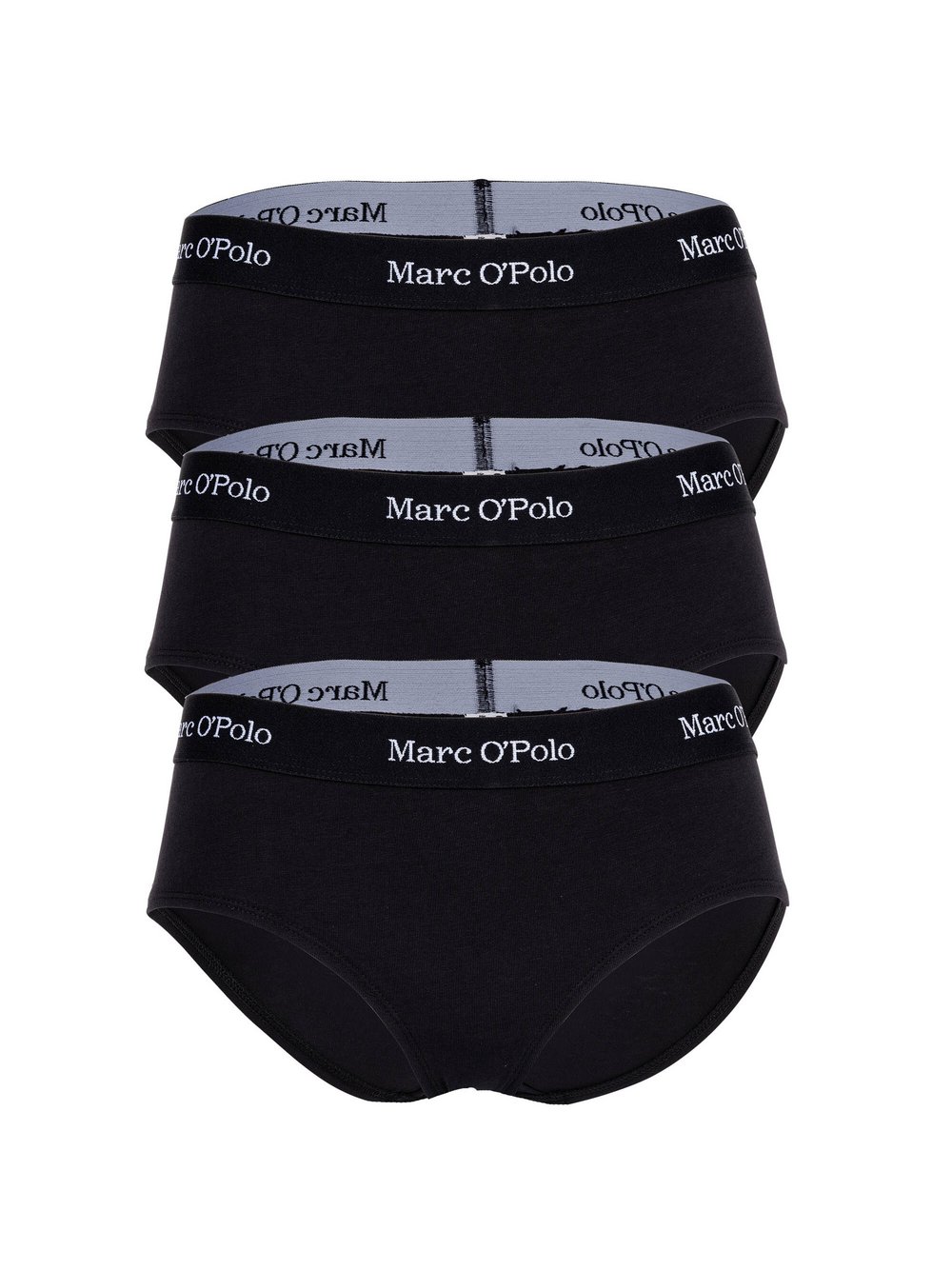 Marc O'Polo Panty 3er Pack Damen Baumwolle schwarz, XL