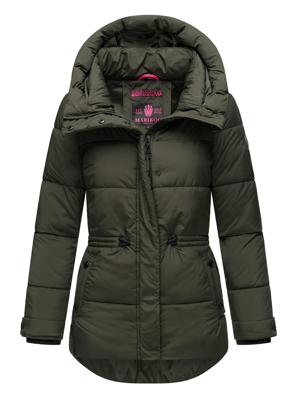 Thumbnail - Marikoo Steppjacke Damen grün, L