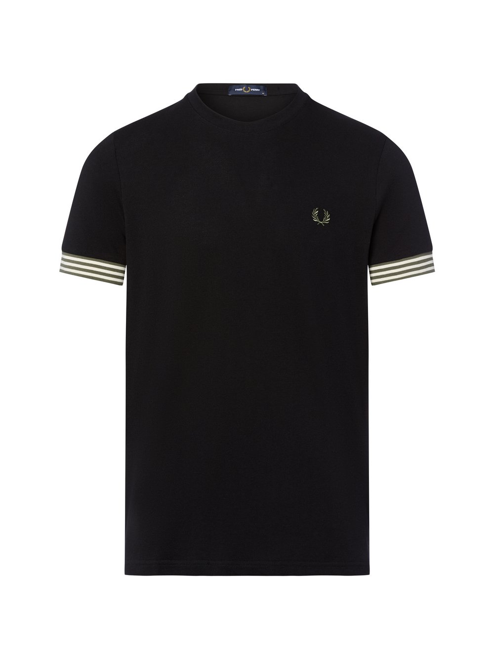 Thumbnail - Fred Perry T-Shirt Herren Baumwolle schwarz, L