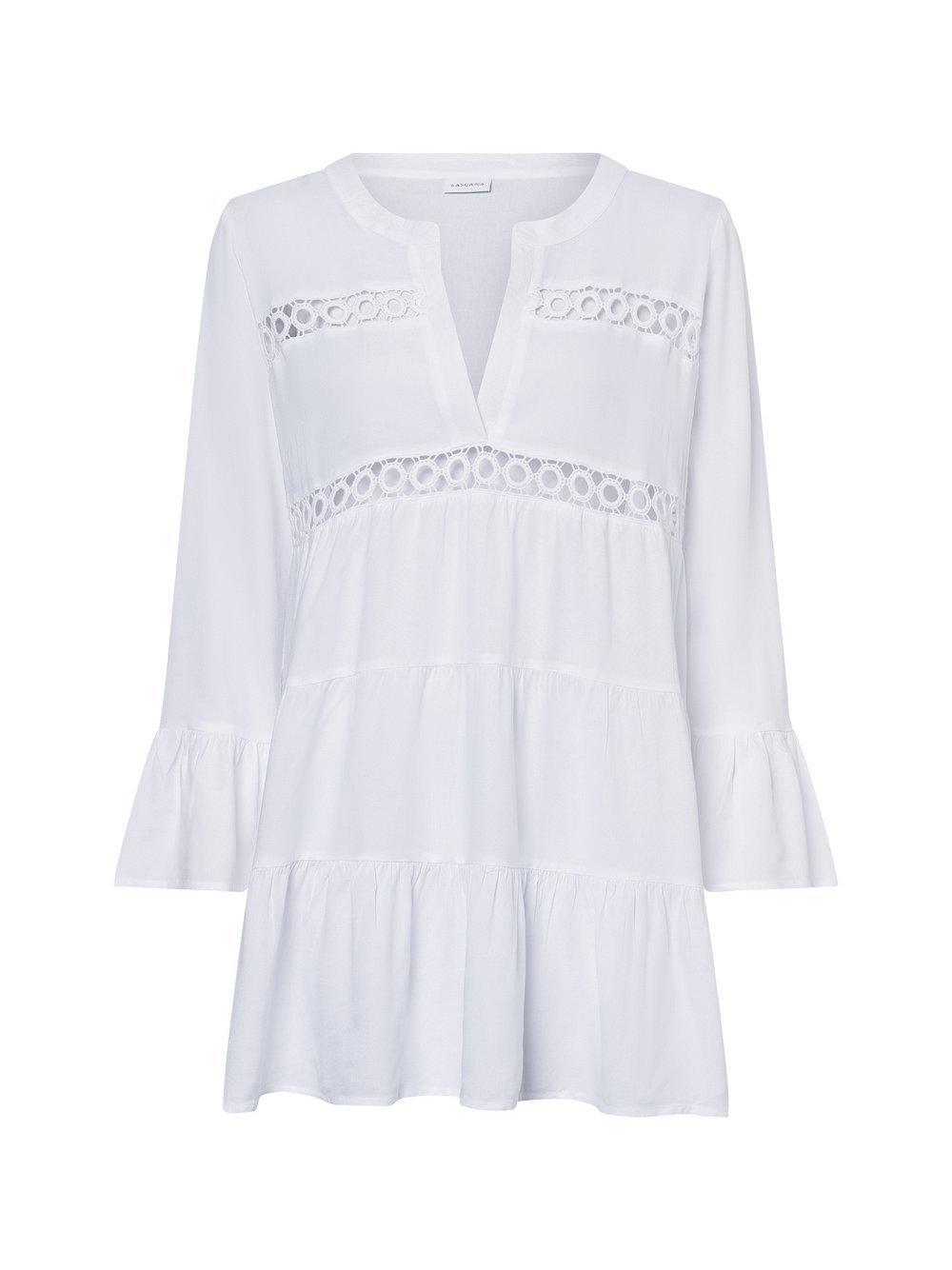 Lascana Strandkleid Damen Viskose weiß, 44/46