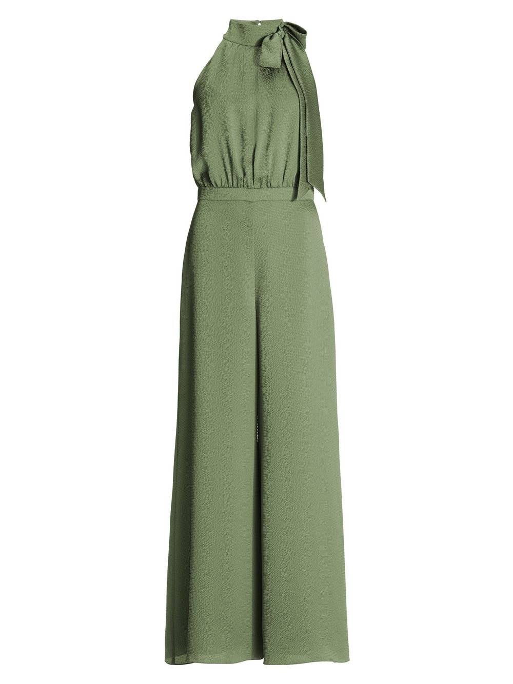 Swing Jumpsuit Damen grün strukturiert, 44