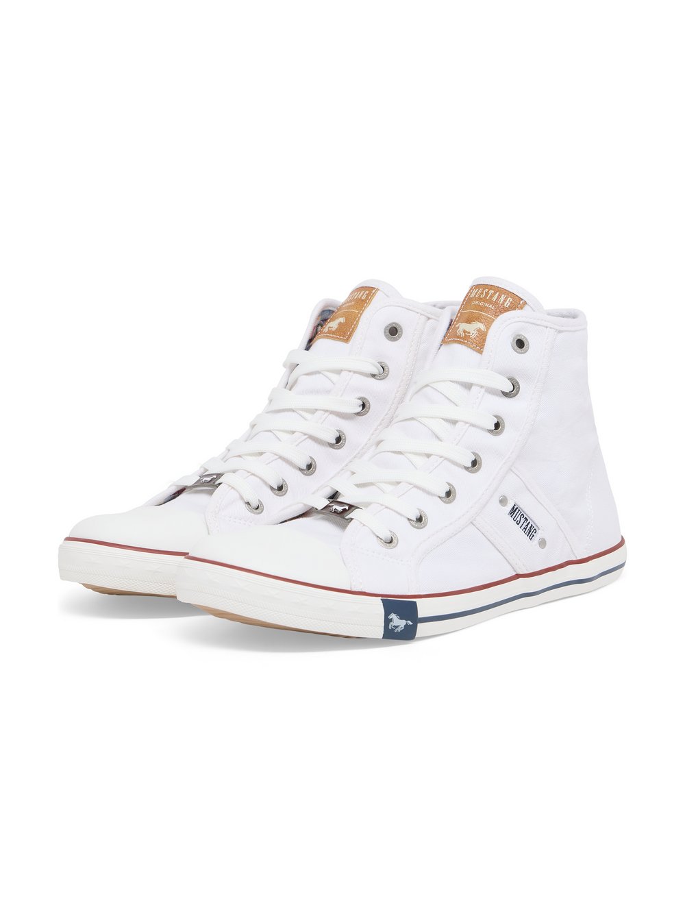 Mustang Schuhe Damen Baumwolle weiß, 39