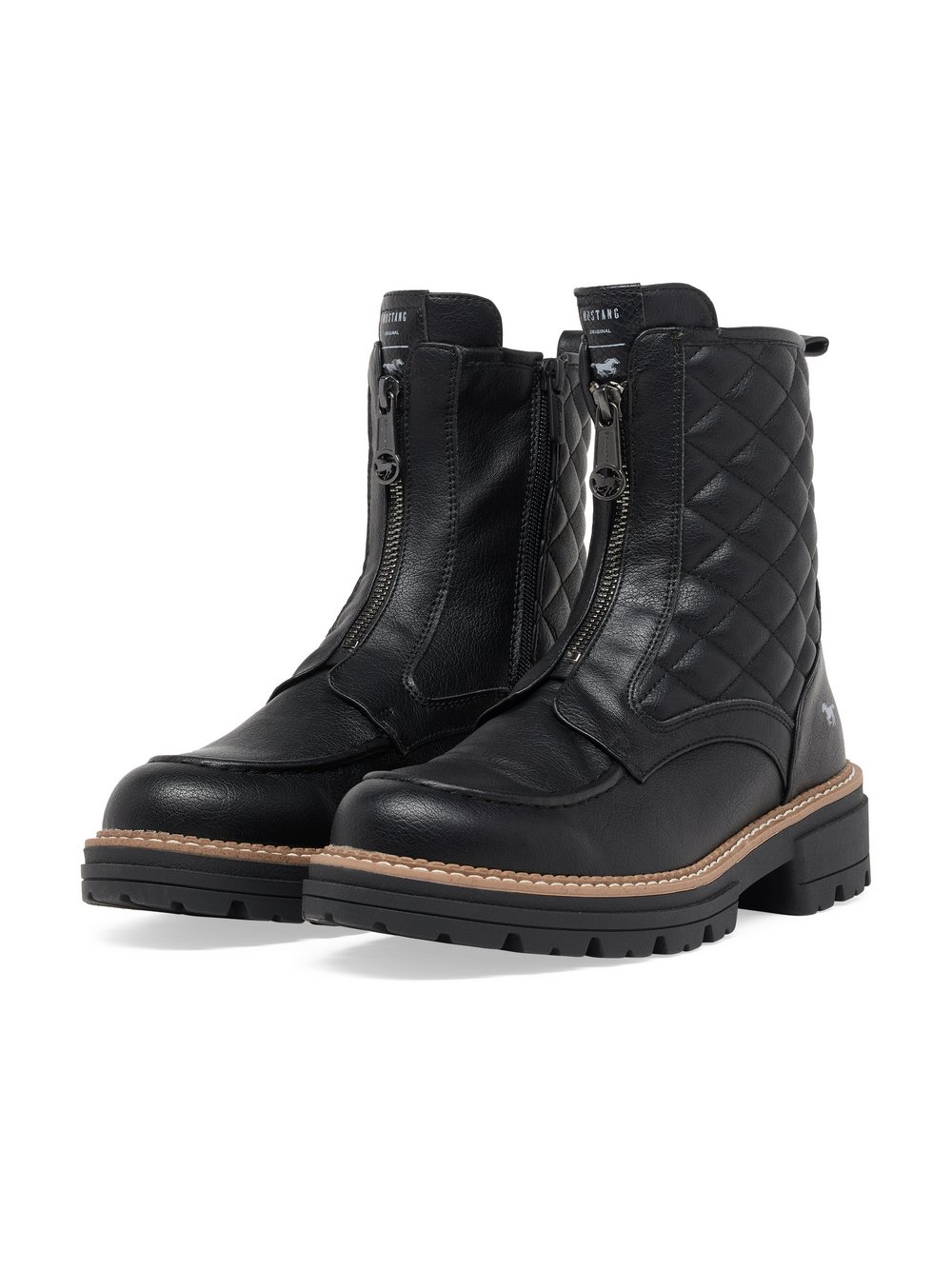 Mustang Stiefeletten Damen schwarz, 37