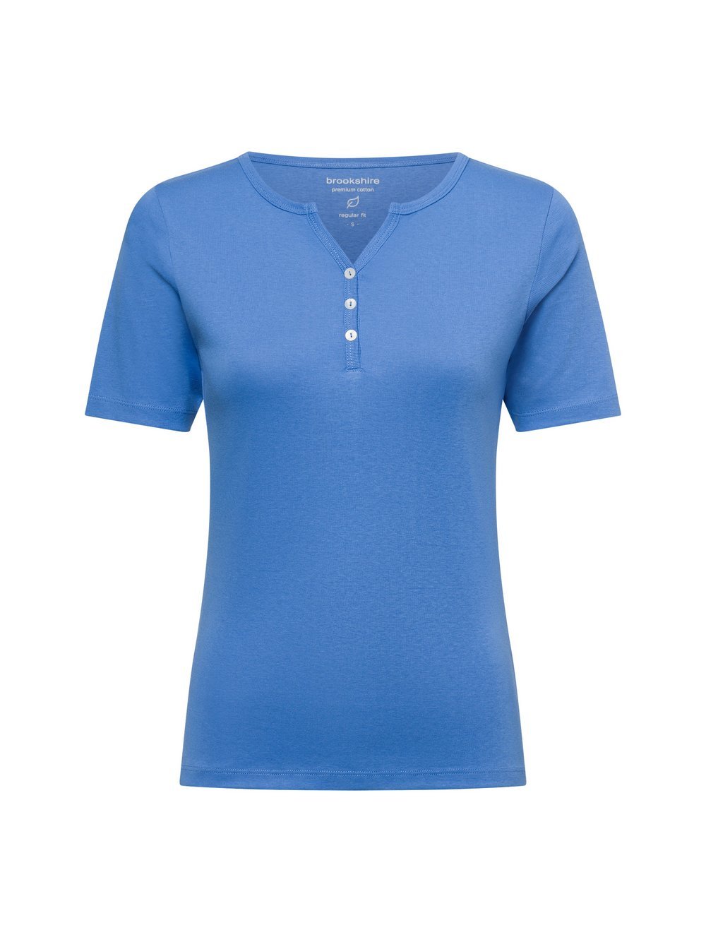 brookshire T-Shirt Damen Baumwolle blau, L