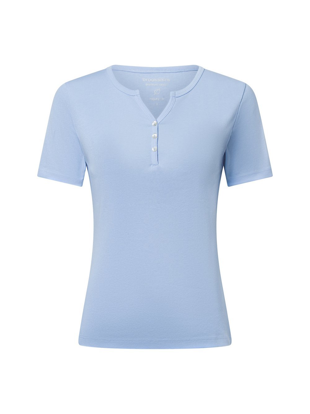 brookshire T-Shirt Damen Baumwolle blau, L