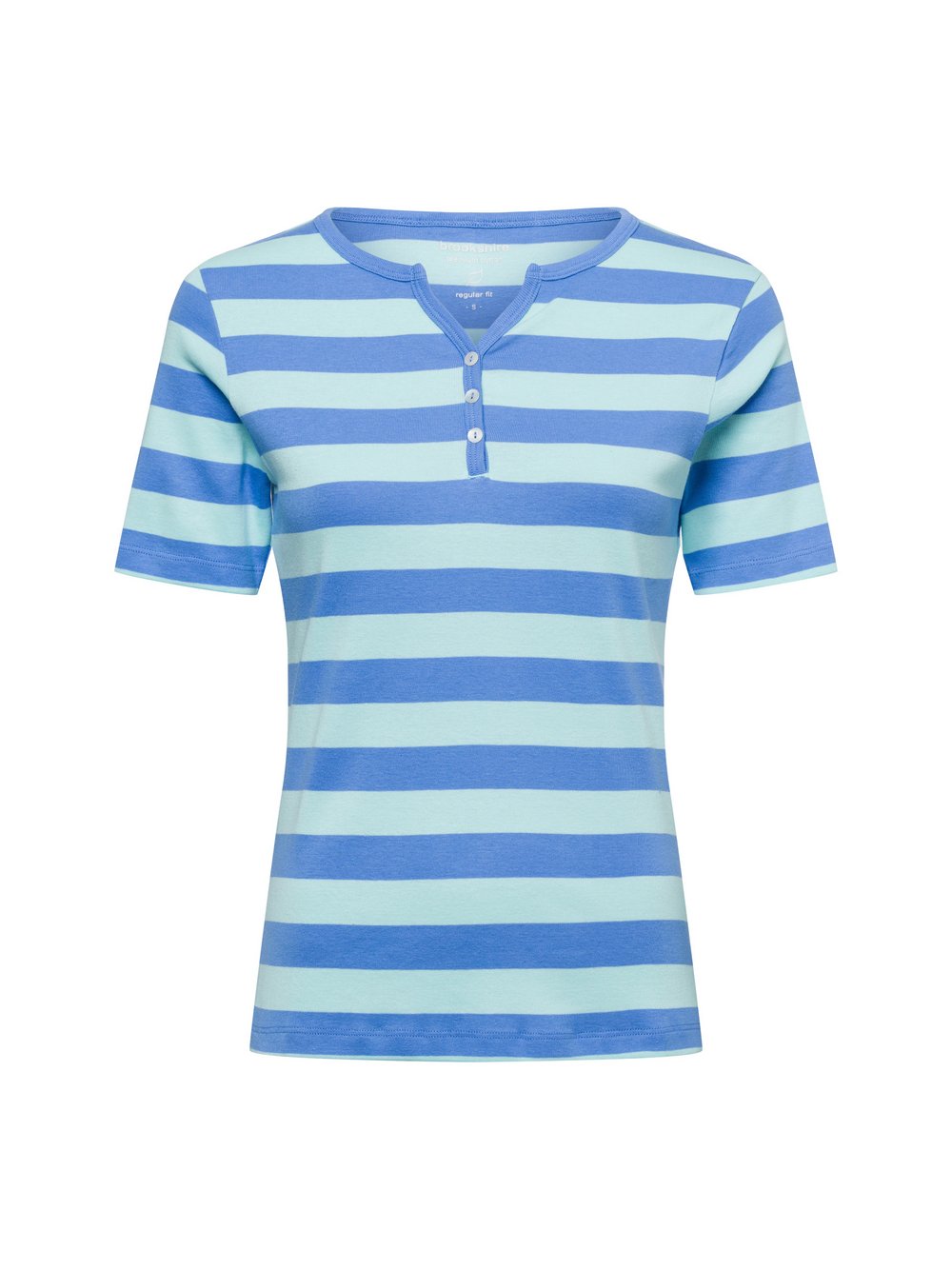 brookshire T-Shirt Damen Baumwolle blau gestreift, L