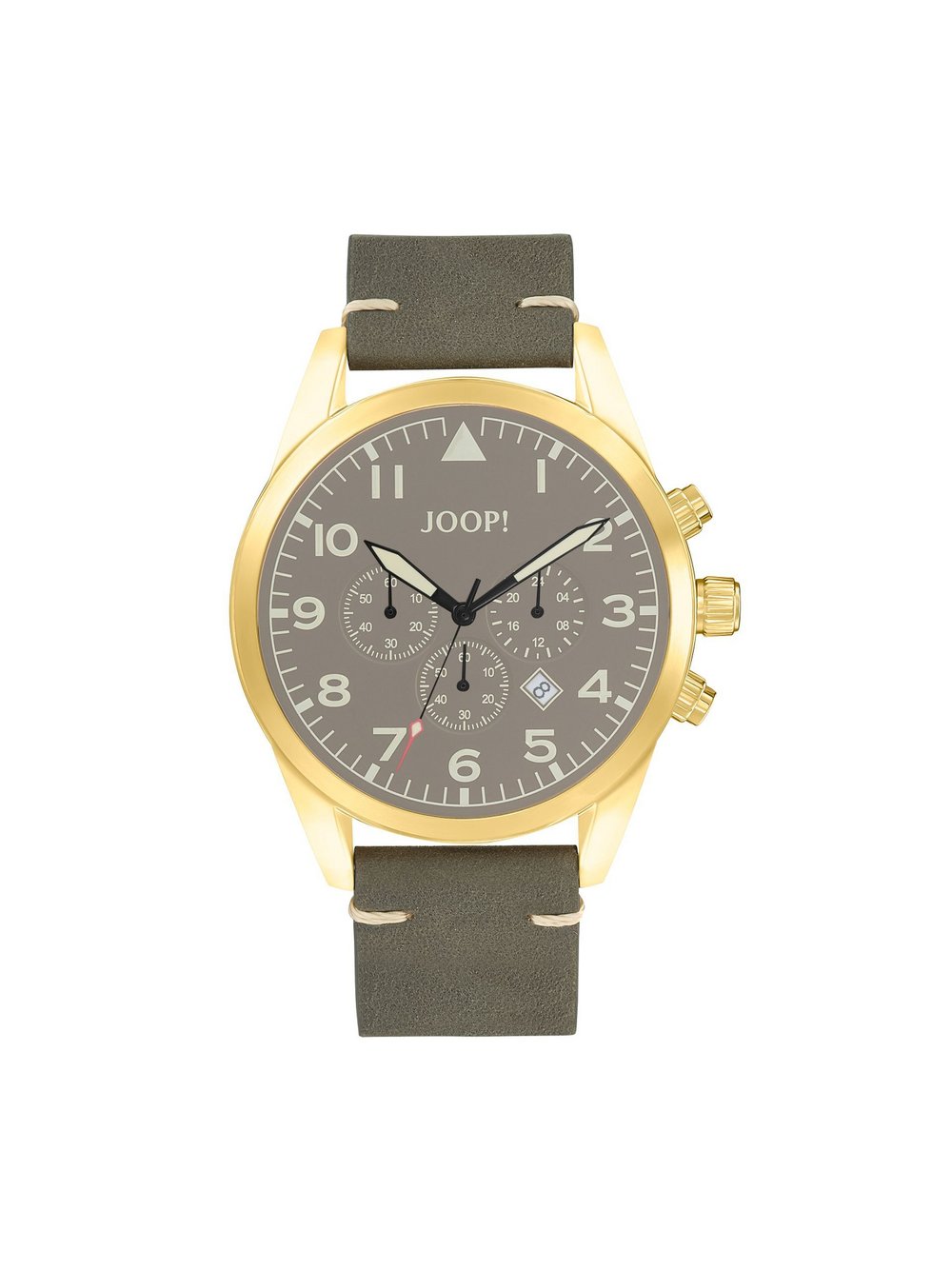 Joop Accessoires Uhr Herren Leder gold, 20