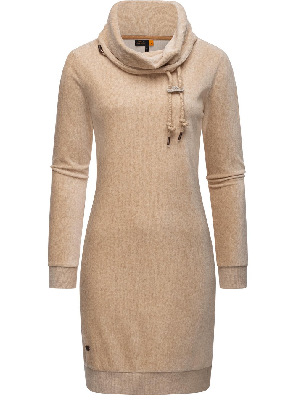 Ragwear Sweatkleid Damen Baumwolle beige, XXXL