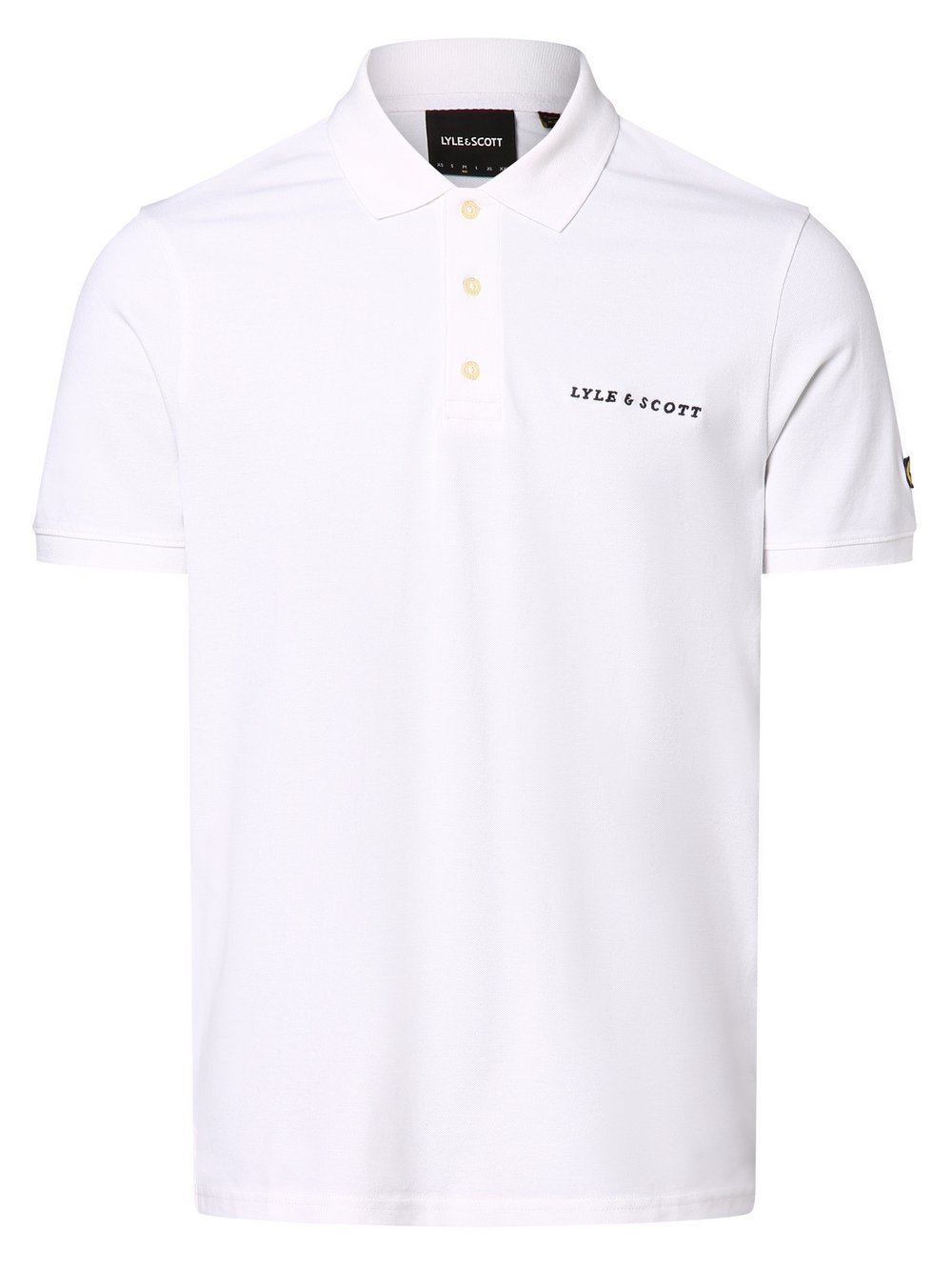 Lyle & Scott Poloshirt Herren Baumwolle weiß, L