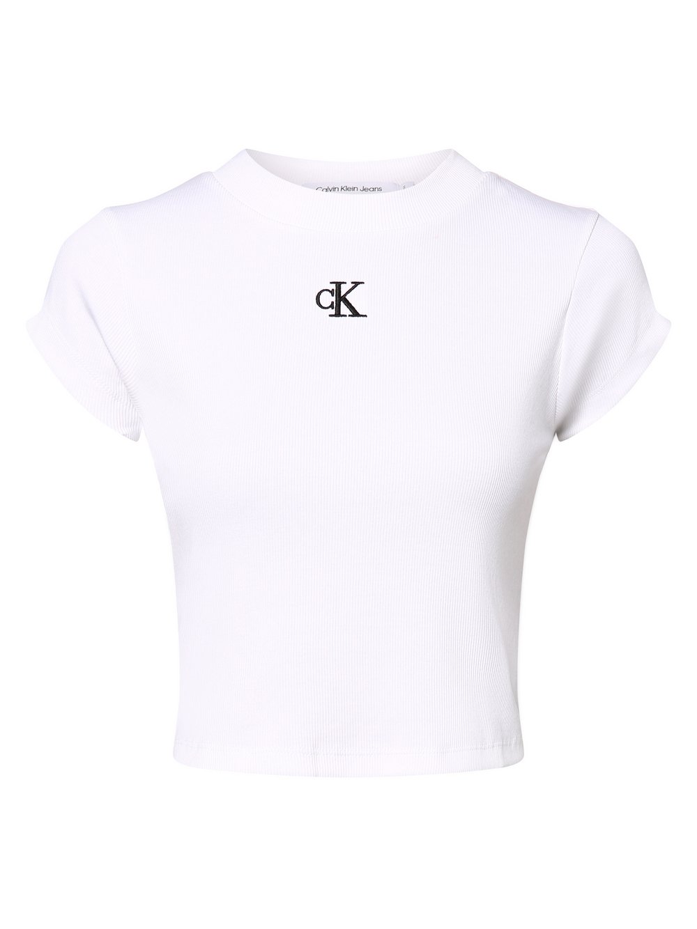 Calvin Klein Jeans T-Shirt Damen Baumwolle weiß, M