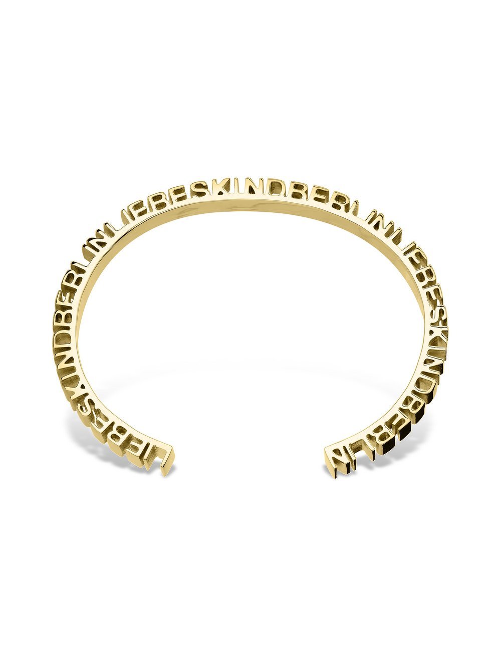Liebeskind Berlin Armreif Damen Edelstahl gold, ONE SIZE