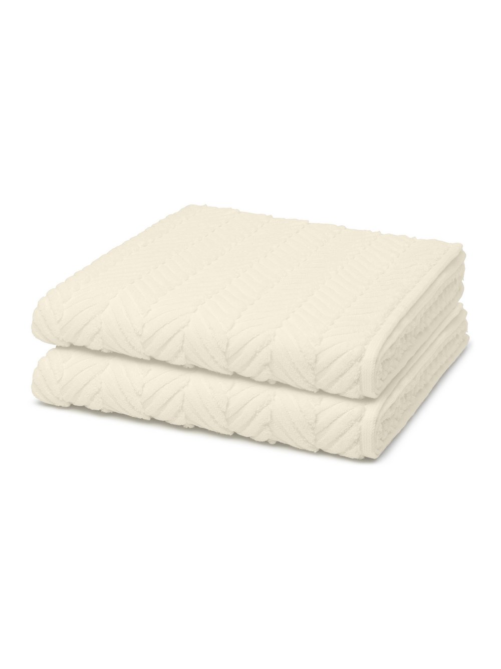 Thumbnail - Ross Handtuchset 2-teilig Damen Baumwolle weiß, ONE SIZE