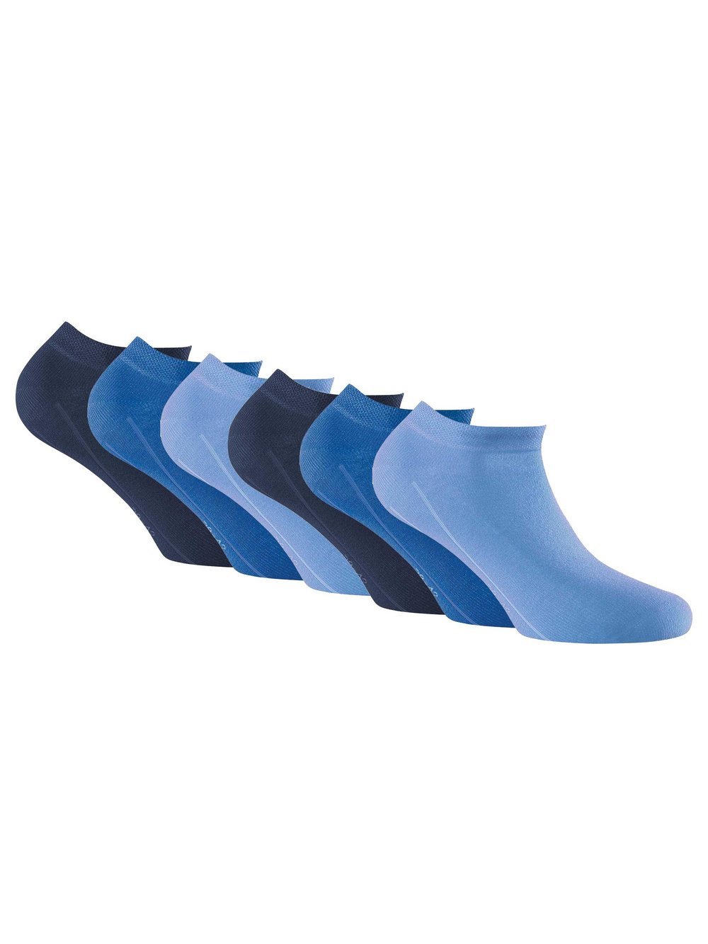 Rohner Socken 6er Pack Damen Baumwolle blau, 39-42