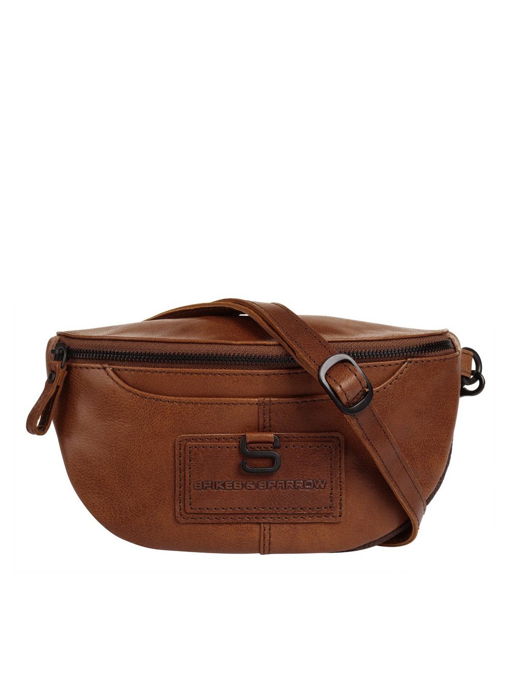 Thumbnail - Spikes & Sparrow Gürteltasche Damen Leder braun, ONE SIZE