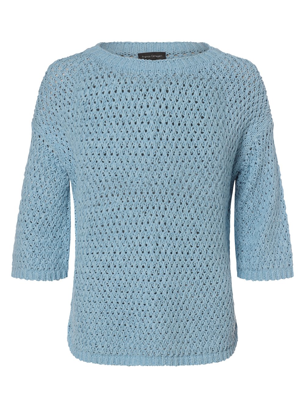 Franco Callegari Pullover Damen Baumwolle blau, S