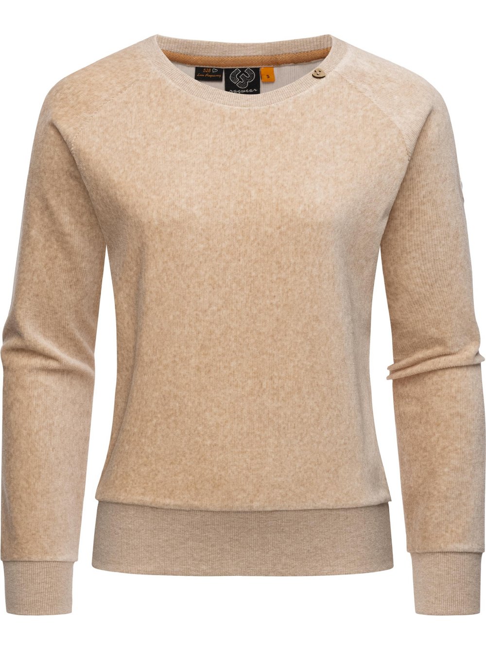 Ragwear Kapuzensweatshirt Damen Baumwolle beige, S