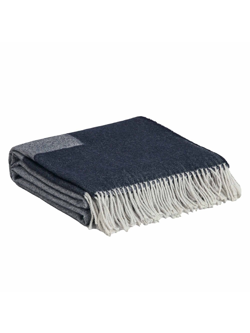 Thumbnail - Gant Wohndecken 1er Pack Damen Wolle blau, 130x180cm