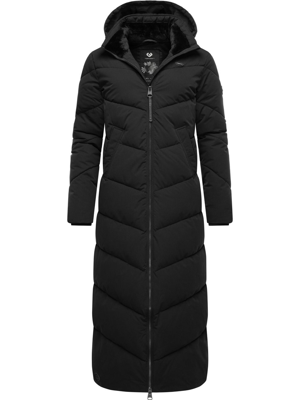 Ragwear Wintermantel Damen schwarz, XXXXL