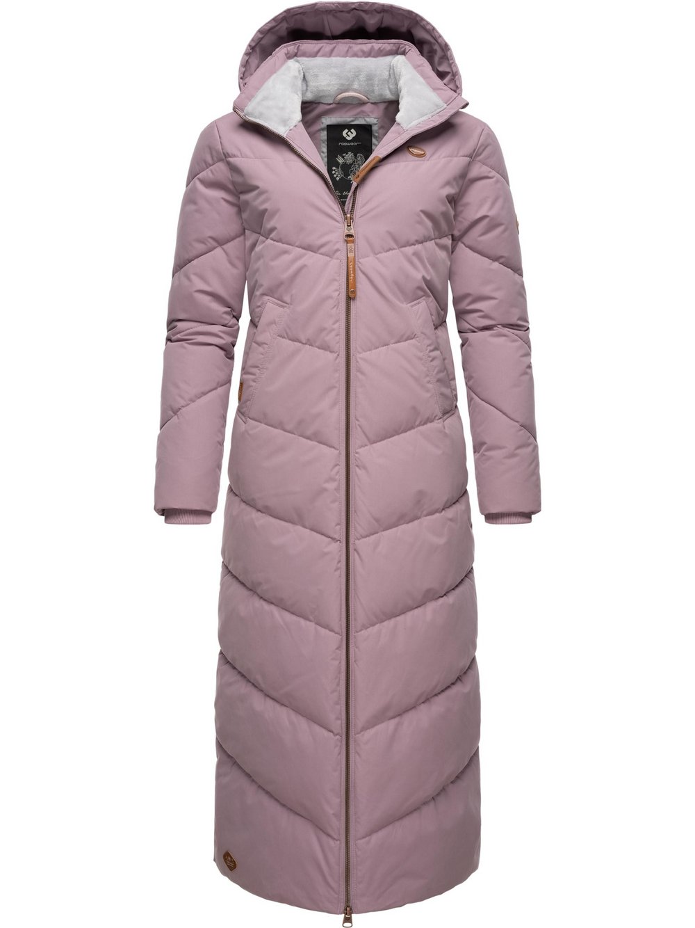 Ragwear Wintermantel Damen lila, XXXXL