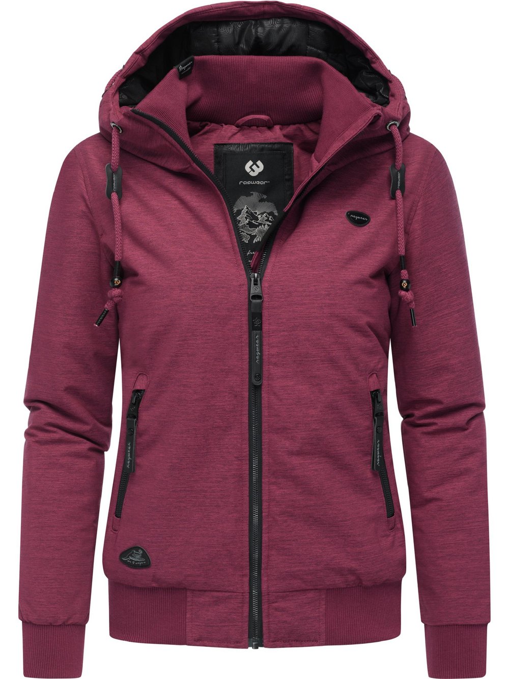 Thumbnail - Ragwear Winterjacke Damen rot, L