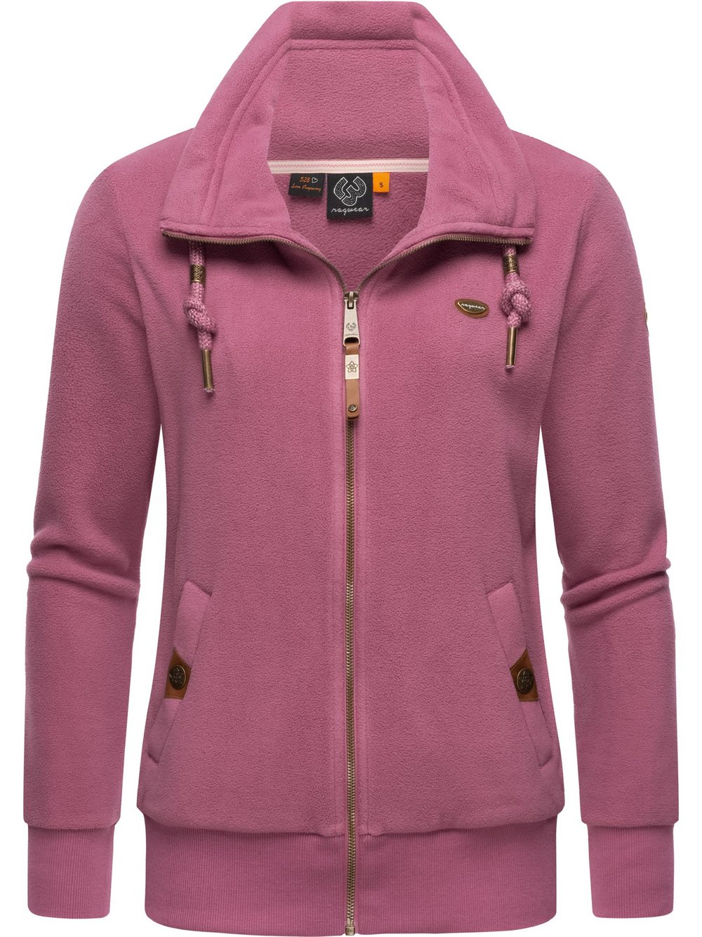 Ragwear Kapuzensweatjacke Damen rosa, M