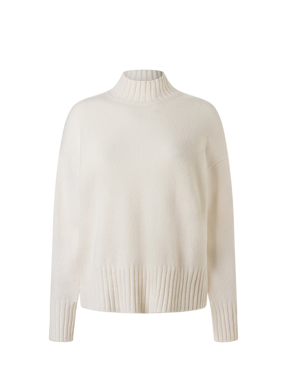 Thumbnail - MAERZ Wollpullover Damen Schurwolle weiß, 38