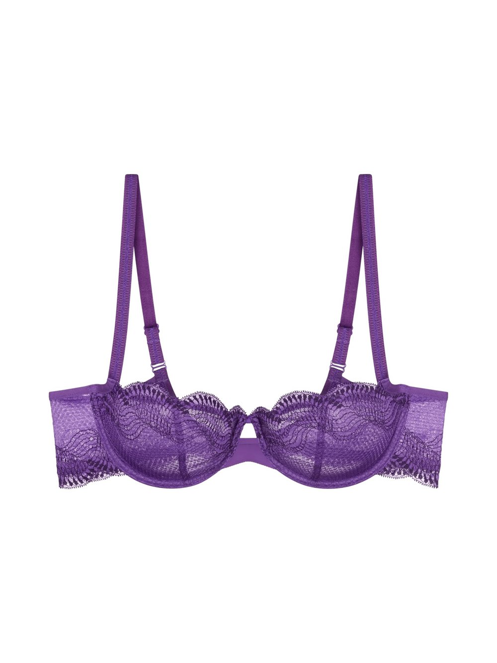 Triumph Bügel-BH Damen lila strukturiert, 80C