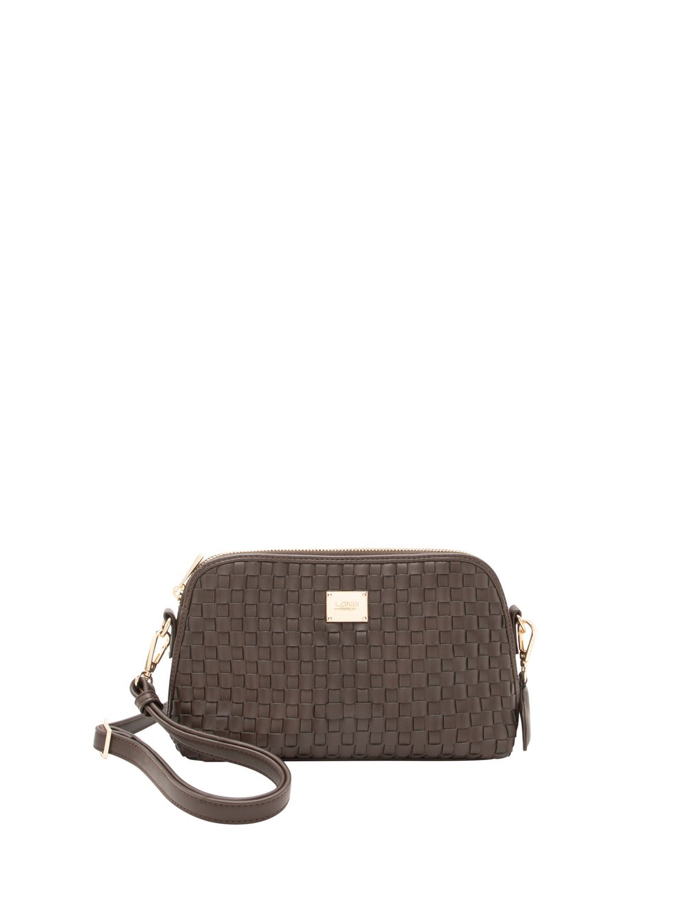 Thumbnail - L.Credi Schultertasche Damen Kunstleder braun, ONE SIZE